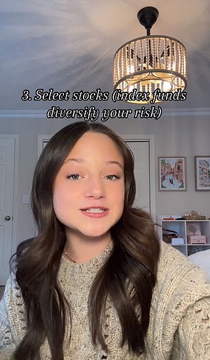 The homeschooled 17-year-old posts videos from her childhood room