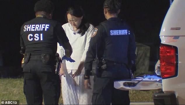 Mei was arrested that evening at the $500,000 home on Tesino River Circuit in Katy, Texas