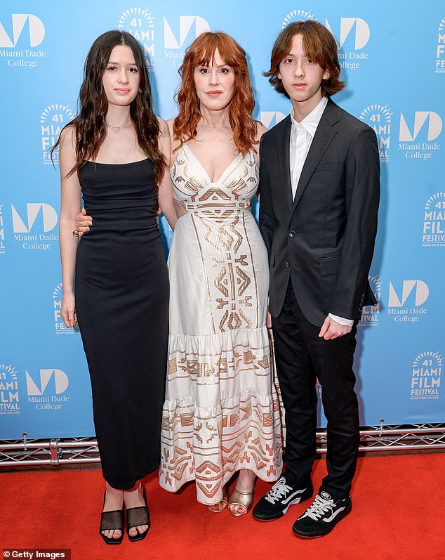 The Riverdale star, who is also the parent of 14-year-old twins Adele and Roman, received the award on Sunday at the 41st Miami Film Festival at the Chapman Conference Center.