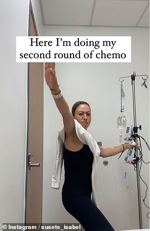 She went through six rounds of chemotherapy, which she said scared me to my core