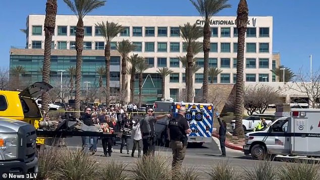 Sources said shots were fired during a statement and the gunman killed two people before turning the gun on himself