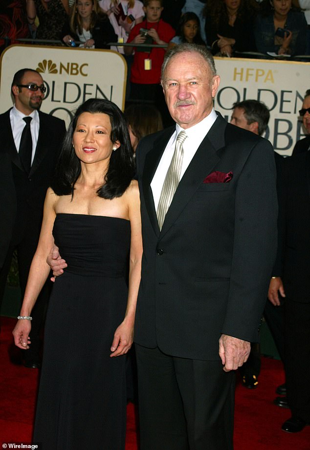 The couple's outing last month marked the first time they have been seen together in public in 21 years, the last time being at the 2003 Golden Globe Awards (pictured)