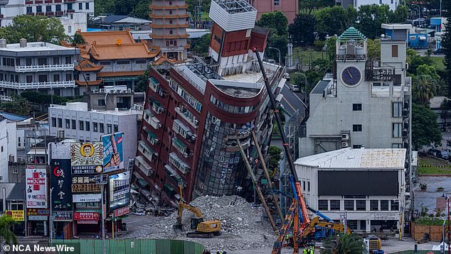 Buildings shook uncontrollably during the 7.2 magnitude earthquake, and some collapsed onto the busy streets below