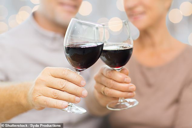 The results also showed that light drinking predicted better survival among individuals and their partners compared to heavy drinking (stock image)