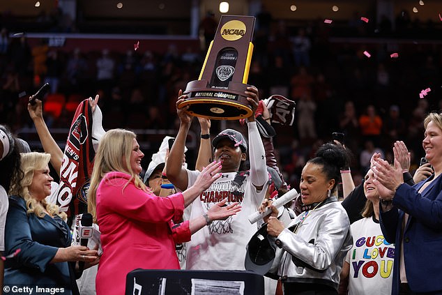 South Carolina's revenge victory against Clark and co.  also marked the third straight Iowa game to break TV ratings records for women's college hoops