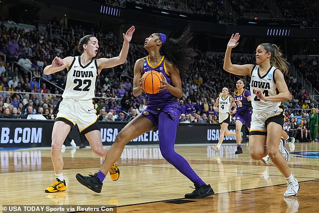 Iowa's Elite Eight win against LSU — a rematch of last year's championship game — drew a then-record 9.9 million viewers earlier in the NCAA Tournament