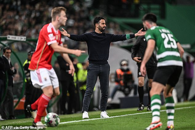 Mail Sport was in Lisbon to watch 39-year-old Amorim in action on the sidelines as he guided his side to a deserved 2-1 win over bitter rivals Benfica in the league on Saturday evening.