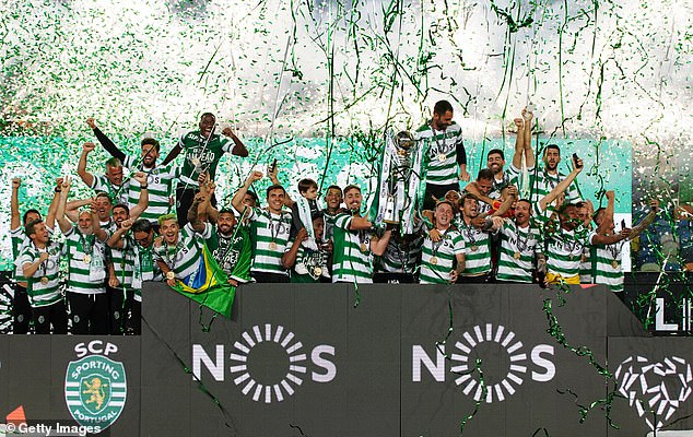 Amorim is a hero among Sporting fans after leading them to the Portuguese title in 2020-2021