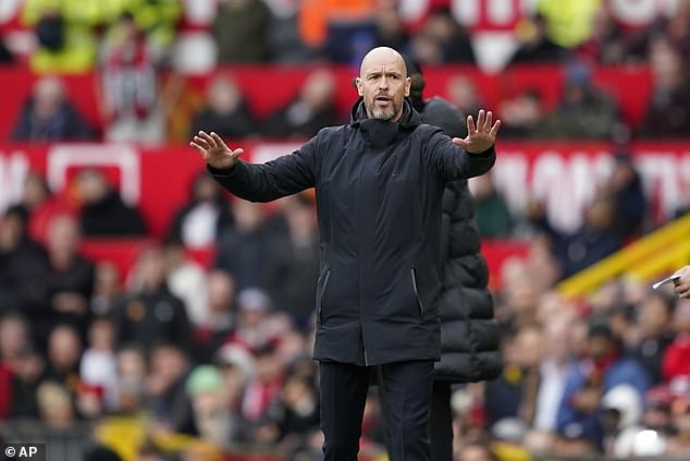 Erik ten Hag's team is in sixth place in the competition and is 22 points behind leader Arsenal