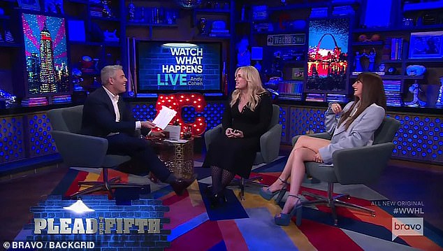 While promoting the book on Monday night's episode of Bravo's Watch What Happens Live, host Andy Cohen said, 