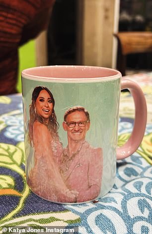 Tony even had a mug made to commemorate his Strictly experience when he and Katya were caught with it