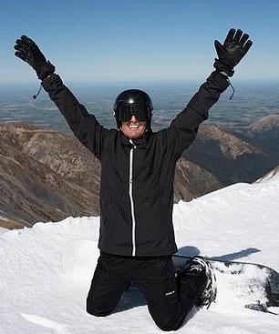 'You know what they say in Bondi? "You always find a new lover." And my new love is Ski-Land.  New Zealand – I love it,” he said of his getaway