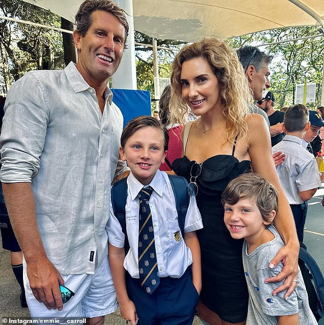 The reality TV star, who shares sons Billy and Leo (both pictured) with his partner of 12 years, told Daily Mail Australia he 'didn't want to come home' after his solo trip to the island