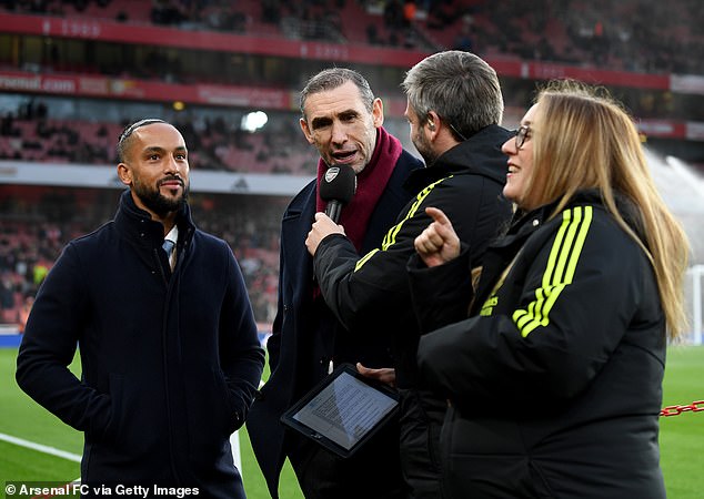 Former Arsenal star Theo Walcott is now retired and often works as a pundit for Sky Sports