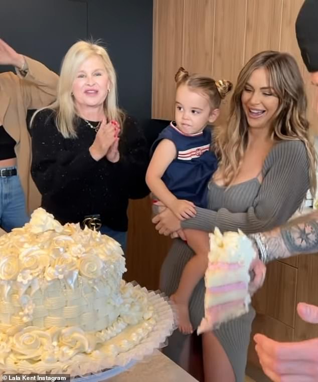 The Give Them Lala Beauty founder, 33, revealed the exciting news by sharing video footage of the exact moment she met the sex of her second child at a gender reveal party with her closest friends and family by her side