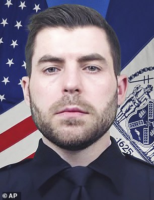 Diller, 31, was a New York Police Department officer who was allegedly shot and killed Monday night by suspect Guy Rivera, 34,