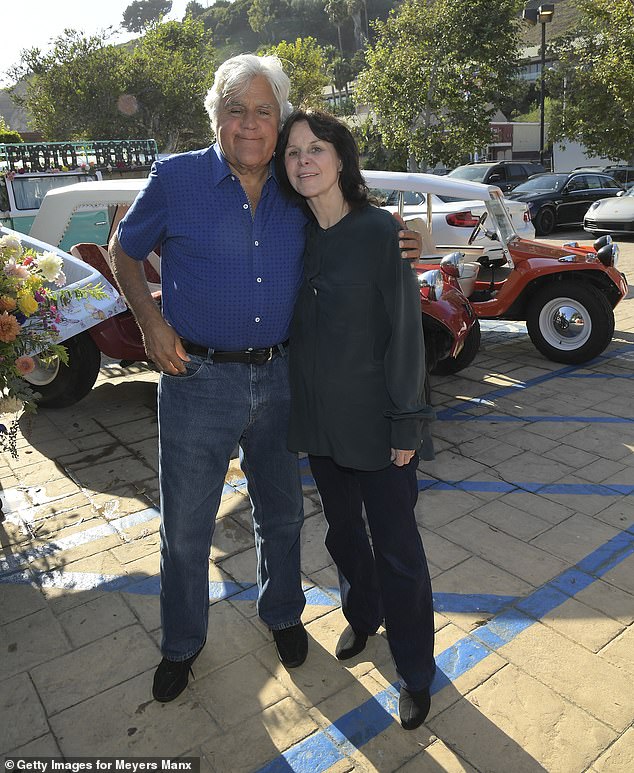 Leno and his wife Mavis pictured in 2022