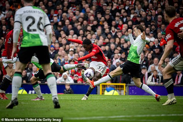 Mainoo scored a sensational goal to help Man United to a 2-2 win against Liverpool