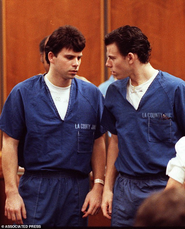 Erik, now 53, and his brother Lyle, 56, are serving life without parole for fatally shooting their parents, Jose and Kitty Menendez, in 1989 in the study of their Beverly Hills mansion.