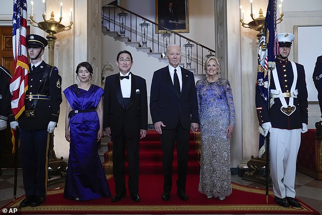 Japanese Prime Minister Fumio Kishida is Biden's fifth state guest, who has also hosted leaders of India, Australia, South Korea and France