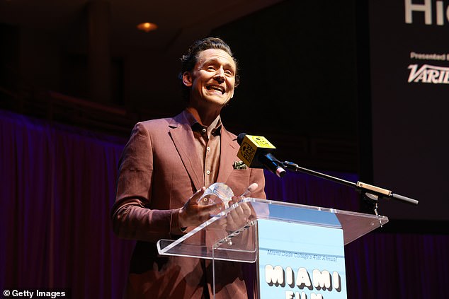 The 43-year-old actor — who recently opened up about the future of his Marvel TV series Loki — was honored with Variety's Virtuoso Award on Wednesday.