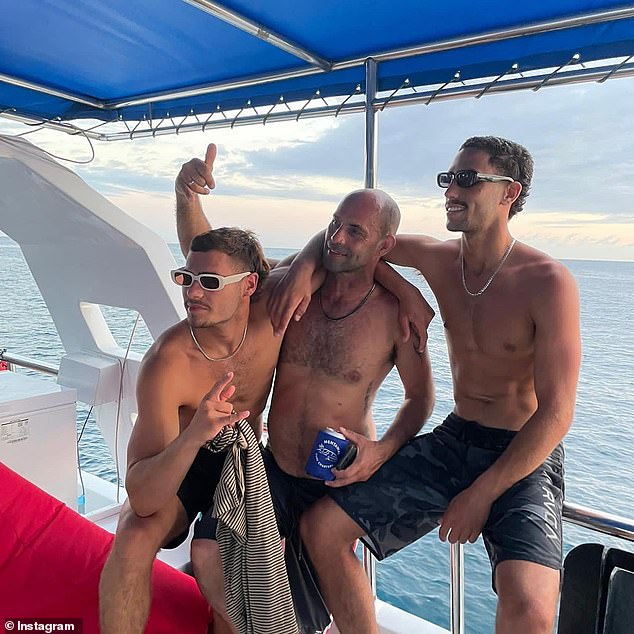 Bruno Bersot, (pictured center with sons Mateus and Lucas), originally from Brazil and living in Maroubra in Sydney's eastern suburbs, died on Tuesday, leaving behind his wife and two sons.