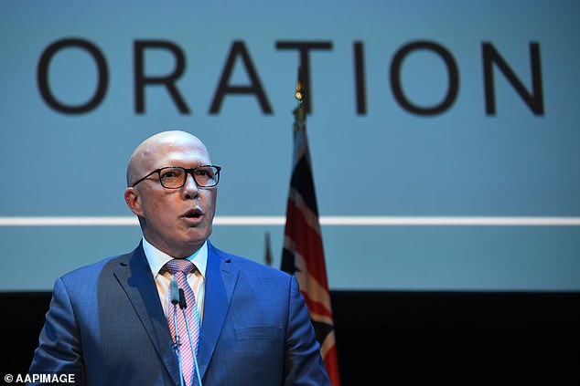 During the Tom Hughes Oration in Sydney on Wednesday evening, Mr Dutton criticized Prime Minister Anthony Albanese's handling of rising anti-Semitism in Australia following the October 7 Hamas attacks in Israel.