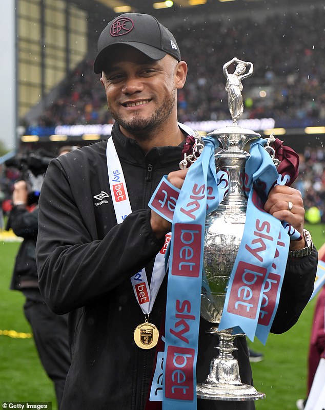 Kompany led Burnley to championship glory last season and Watt described him as a 'brilliant man'