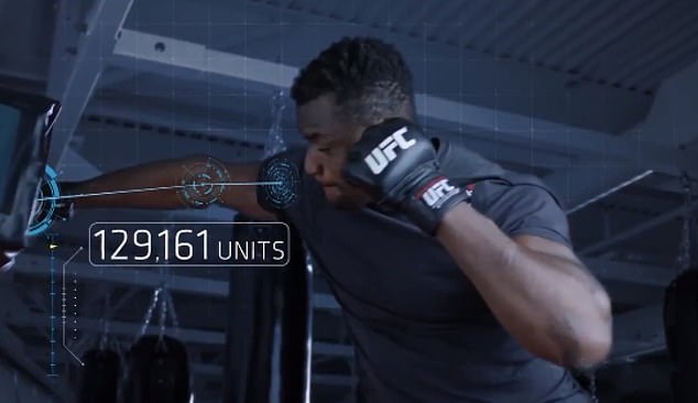 Francis Ngannou's score of 129,161 power units was comfortably beaten by Poatan