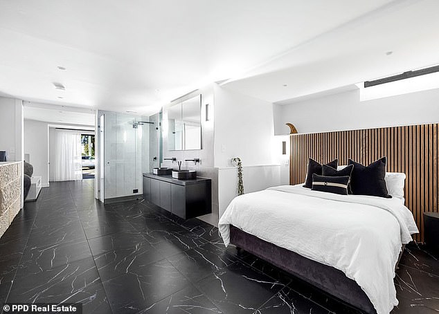 Radley has revised its price guide to $3,800,000 after the stylish home failed to find a buyer in February with a listing of $4,000,000.  In the photo: one of the fantastic bedrooms