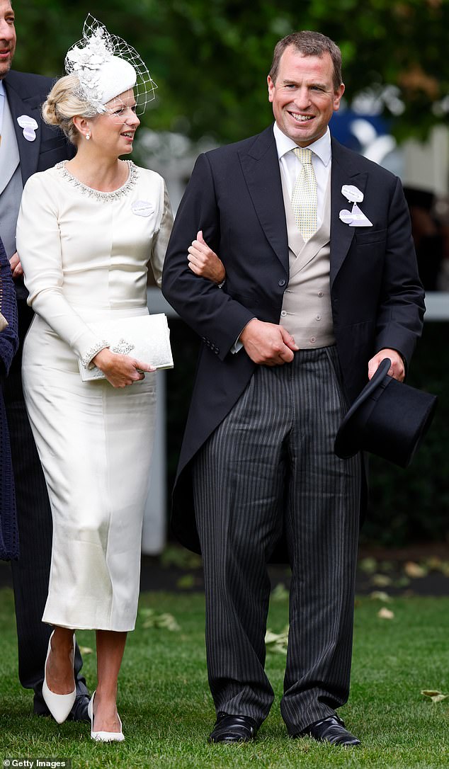 The son of Princess Anne, 46, described as the most unluckily in love Royal of his generation, started dating Lindsay Wallace, 43, in 2021 after the end of his marriage to Autumn Kelly, 45, in 2021. Pictured: The couple at Ascot Racecourse on June 18, 2022