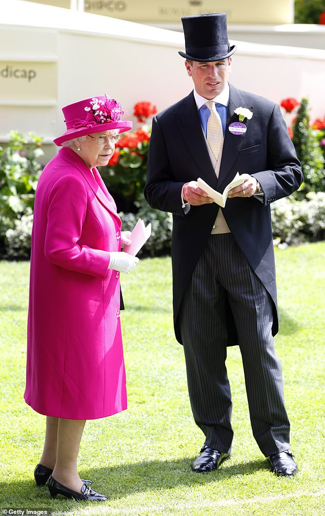 Peter has previously credited his grandparents, the late Queen and the late Duke of Edinburgh, with teaching the rest of the royal family how to behave.  Pictured together in 2014 at Ascot