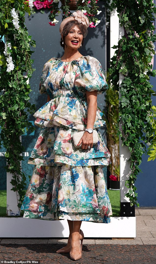 Flower power!  One person looked stunning as she turned heads in a floral dress