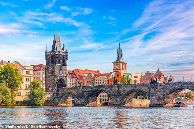 The Czech capital is famous for its architecture, including the Charles Bridge pictured above