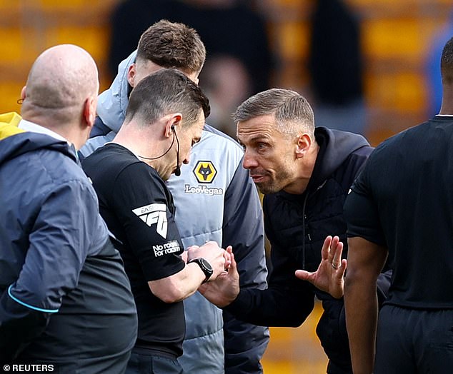 Wolves boss Gary O'Neil was also outraged by an offside signal that went against his side last weekend, but that was a subjective decision that would not be changed by semi-automated technology