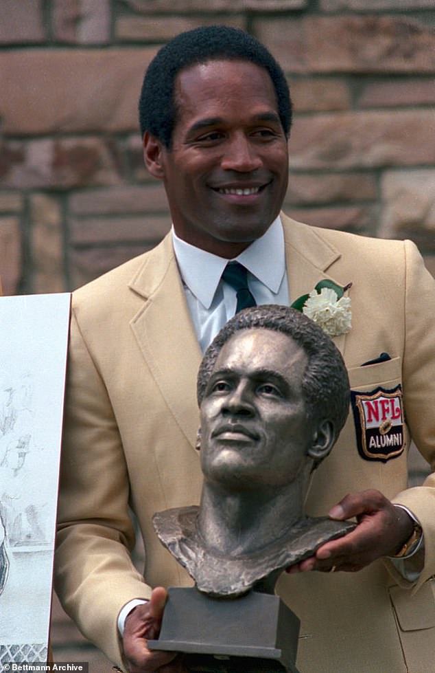 Simpson was inducted into the Pro Football Hall of Fame in 1985