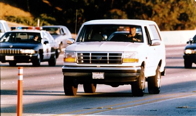 When police closed in on Simpson in the investigation, he led them on a long chase in a white Ford Bronco along LA's freeways.