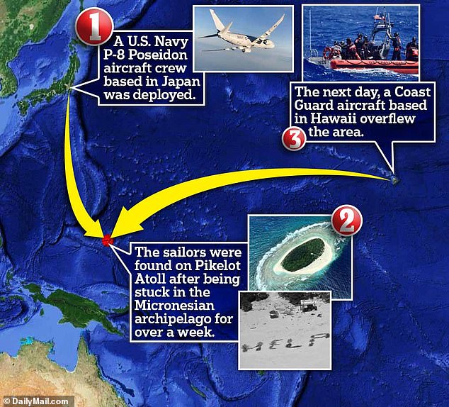 1712857840 806 Three sailors are rescued from tiny atoll near Japan after