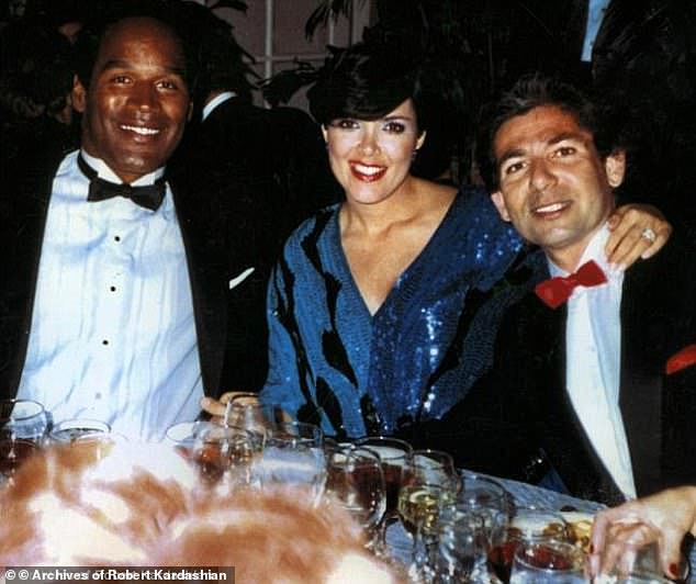 In 2009 during an E!  True Hollywood Story, Khloé said she called Simpson 'Uncle OJ' and Brown 'Aunt Nicole' (Simpson pictured with Kris Jenner and Robert Kardashian)