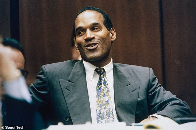 Simpson was acquitted of charges that he murdered his ex-wife Nicole Brown and her friend Ronald Goldman, but was later found liable in a separate civil trial;  seen in 1994