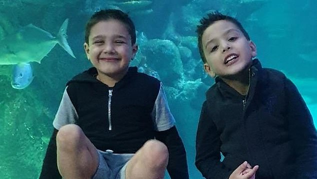 The horror crash killed two brothers Xavier Abreu, 10 (photo left) and Peter Abreu, 9 (photo right).