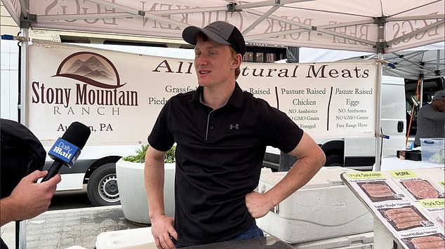 A farmer visiting the Union Square farmers market said several flocks in his area had previously been diagnosed with bird flu