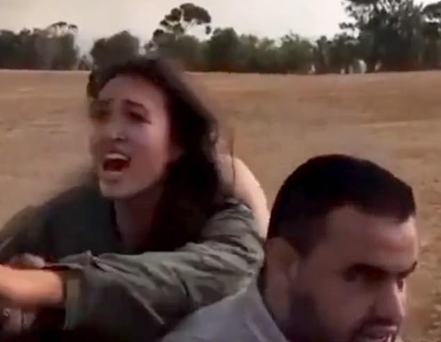 The 26-year-old student was kidnapped by the terror group on October 7 during their murderous attack on the Nova Desert Festival.  This photo of Noa – her arms outstretched to her friend as she screams for help – became one of the most recognizable images.  of the atrocities after it was published by The Mail on Sunday on Sunday, October 8