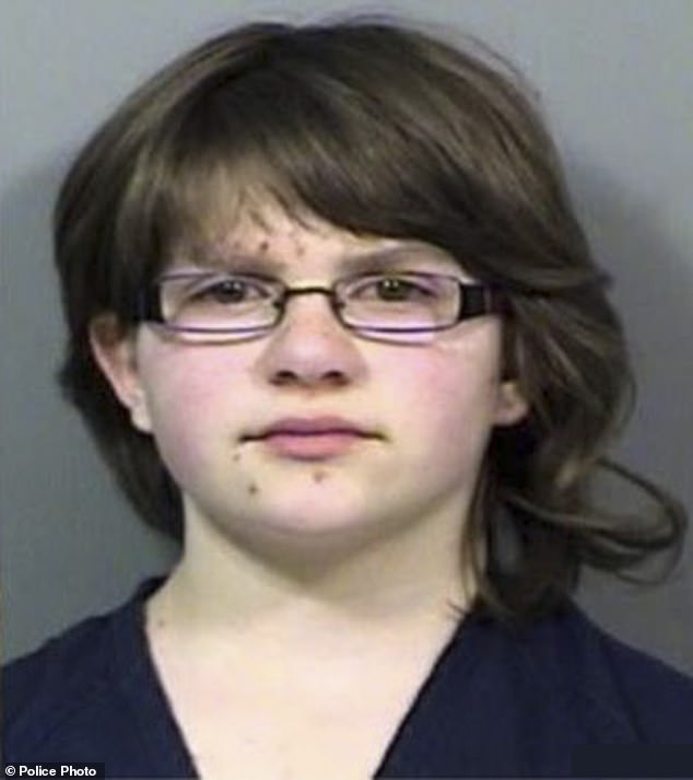 Weier seen in her 2014 mugshot after she and Geyser stabbed Payton Leutner 19 times