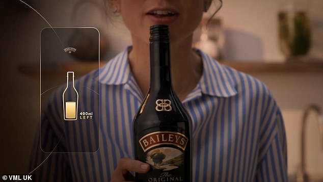 The liquor brand has designed an online tool that listens to the phone recording and calculates the remaining volume