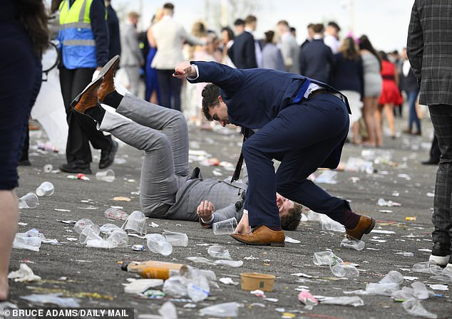 Ladies' Day at Aintree Racecourse, Liverpool, Merseyside, part of this year's Grand National