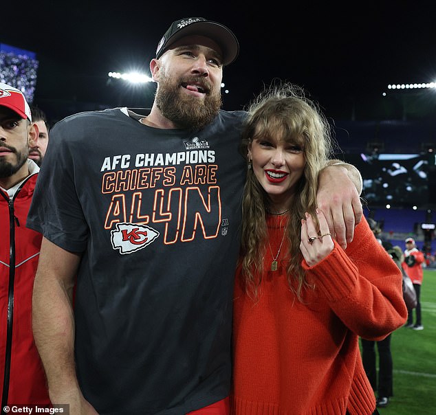 Many commenters pointed to Travis' 33-year-old girlfriend (pictured together in January) who didn't appear to attend the graduation ceremony, despite the singer being between tour dates.