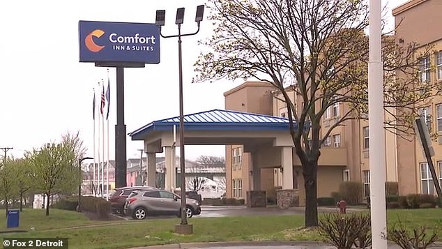 Police responding to a call at the Comfort Inn in Allen Park thought they were responding to a call about debit card fraud.  To purchase a hotel room, Peoples used debit card information from a Nebraska teenager.  When he used the card, the teenager received a warning and told her mother, who called the hotel and the police.  When police responded to the call, one of the officers recognized the missing twins and separated them from Peoples