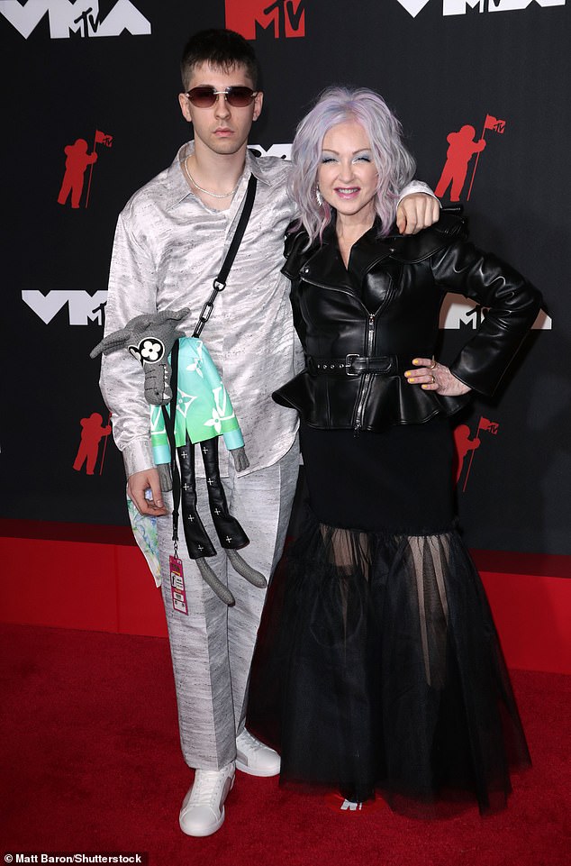 Dex, the only son of the Girls Just Want to Have Fun singer and Thornton, has been in trouble with the authorities before.  Dex and Cyndi pictured at the 2021 MTV VMAs in New York