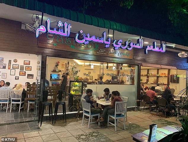 Eltawil is currently sleeping in the park outside his company, Yasmin Syrian Restaurant, and only drinks water until May 7.